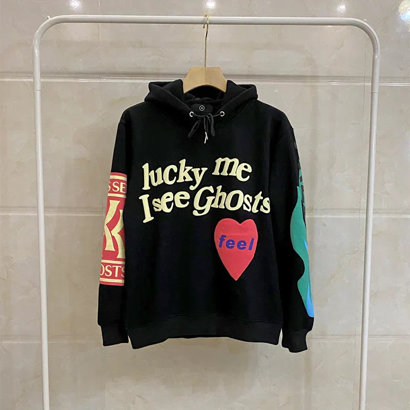 DripCult™ | See Ghosts Oversized Hoodie