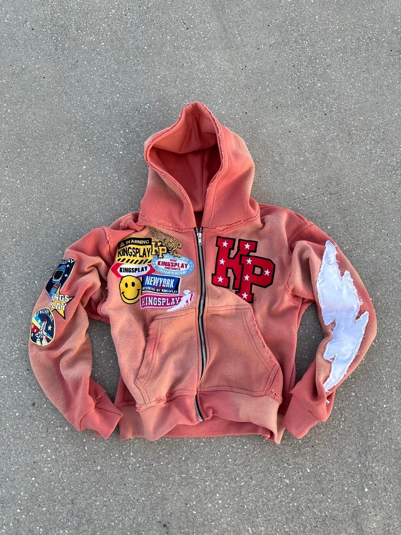 DripCult™ | Kingsplay Patchwork Hoodie