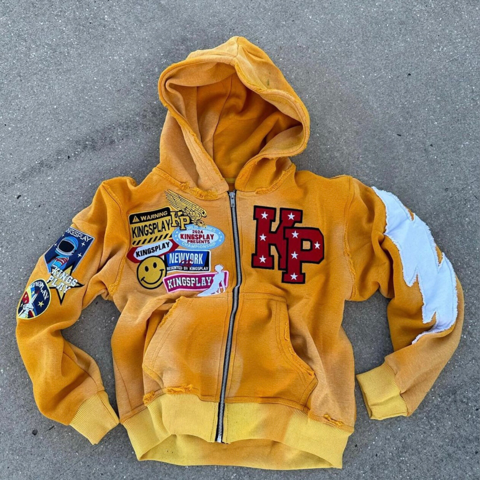 DripCult™ | Kingsplay Patchwork Hoodie