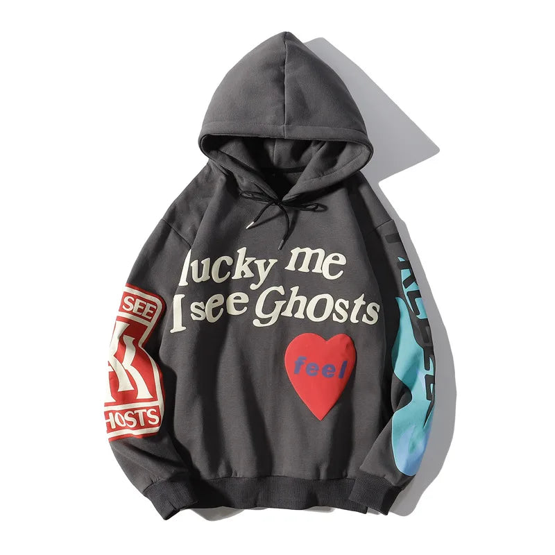 DripCult™ | See Ghosts Oversized Hoodie