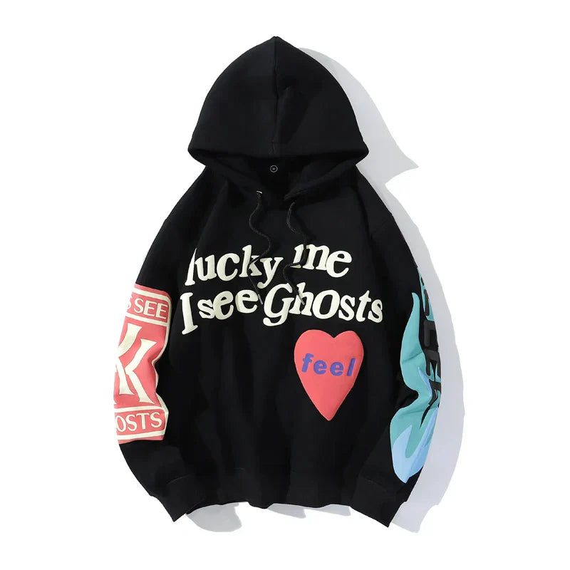 DripCult™ | See Ghosts Oversized Hoodie